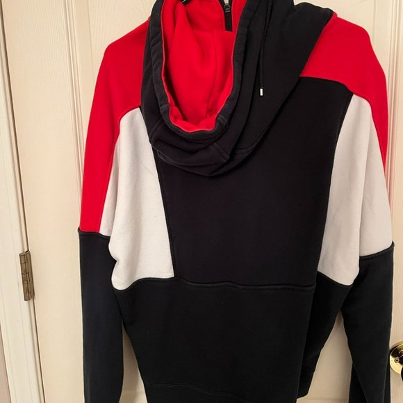 Nike Black and Red zip Up Hoodie - Picture 2 of 4